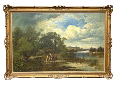 Lot 1637 - A PATON; a 19th century large oil on canvas,...