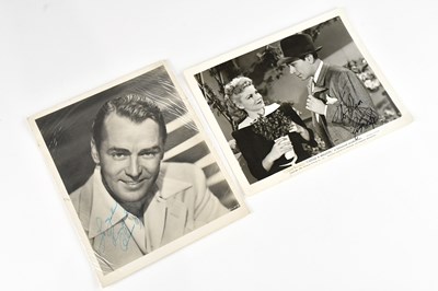 Lot 2197 - ALAN LADD AND GEORGE RAFT; a pair of vintage...