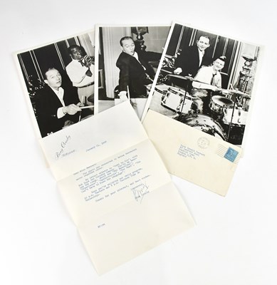 Lot 2201 - BING CROSBY; a TLS signed 'Bing' to a fan on...