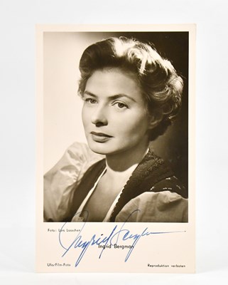 Lot 2204 - INGRID BERGMAN; a vintage original unused head...