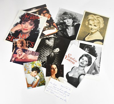 Lot 2219 - GLAMOUR; a small selection of Hollywood stars...
