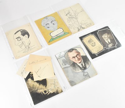 Lot 2235 - AUTOGRAPHS; a collection of five signed...