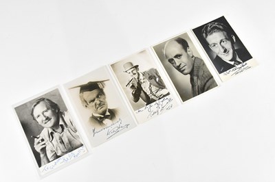 Lot 2237 - BRITISH ACTORS AND COMEDIANS; a collection of...