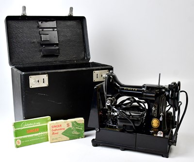 Lot 263 - SINGER; a No.CAK7-12 sewing machine, in...