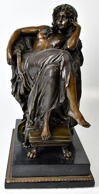 Lot 203 - AFTER JEAN BAPETISTE CARPEAUX; a bronze figure...