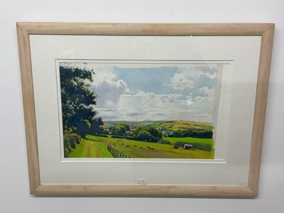 Lot 299 - RICHARD THORN (contemporary); watercolour,...