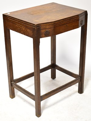 Lot 552 - A 1930s oak canteen of silver-plated Old...