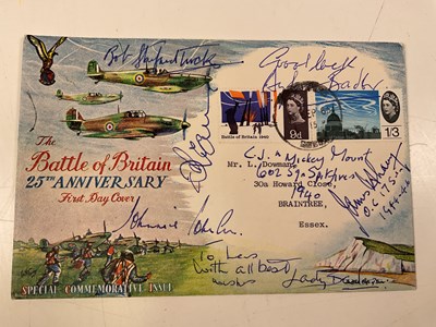 Lot 2231 - THE BATTLE OF BRITAIN; a multi-signed first...