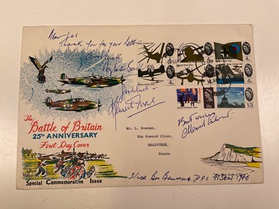 Lot 2227 - THE BATTLE OF BRITAIN; a first day cover...