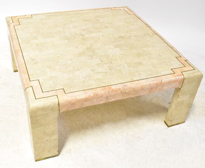 Lot 52 - A late 20th century fossilized stone effect...