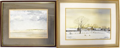 Lot 332 - JB LEDSHAM (20th Century); watercolour, a...