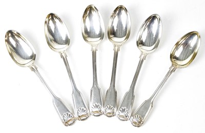 Lot 588 - ELIZABETH EATON; six Victorian hallmarked...