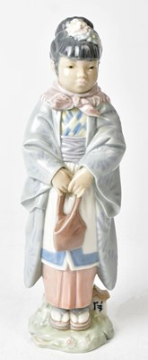 Lot 131 - LLADRO; a figure of a Japanese woman, no. 4799,...