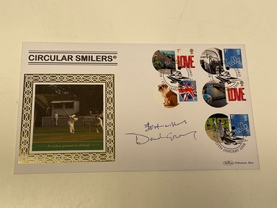 Lot 2358 - DAVID GOWER; a first day cover signed by the...