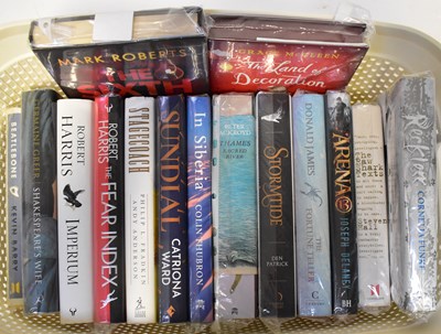 Lot 526 - A large quantity of hardbacked books, mainly...