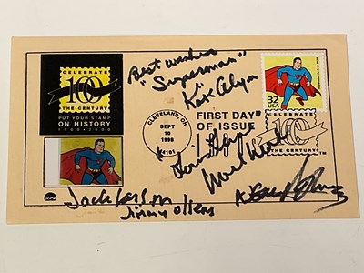 Lot 2155 - SUPERMAN; a first day cover bearing the...