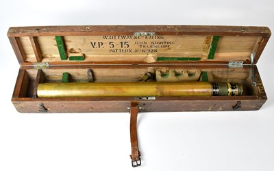 Lot 495 - W. OTTWAY & CO; a WWI British Artillery gun...