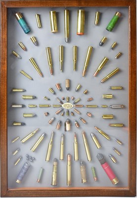 Lot 478 - A display of inert sporting ammunition...
