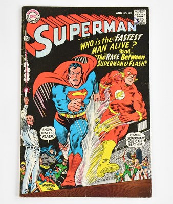 Lot 2028 - COMICS: SUPERMAN; No 199, featuring the first...