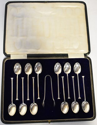 Lot 575 - COOPER BROTHERS & SONS; a cased set of twelve...
