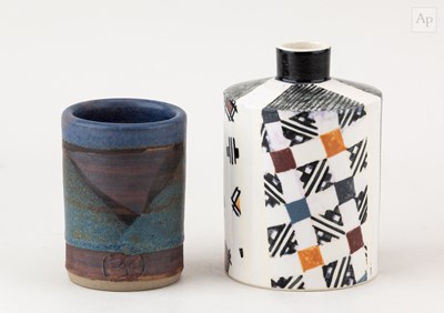 Lot 391 - MADOLINE KEELER (born 1942); a small white...
