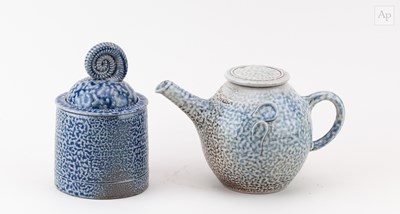 Lot 593 - SHEILA CASSON (1930-2022); a salt glazed...