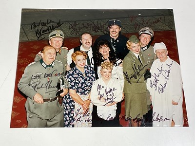 Lot 2171 - 'ALLO 'ALLO; a promotional photograph of the...