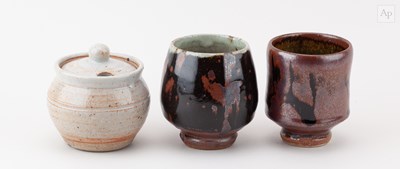 Lot 526 - PHIL ROGERS (1951-2020); two stoneware yunomi...