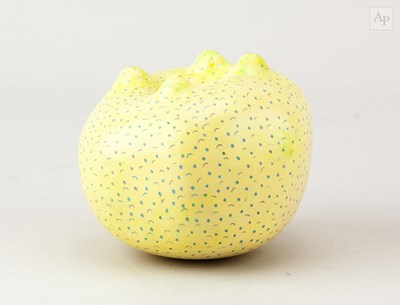 Lot 386 - LORETTA BRAGANZA; a small stoneware sculptural...