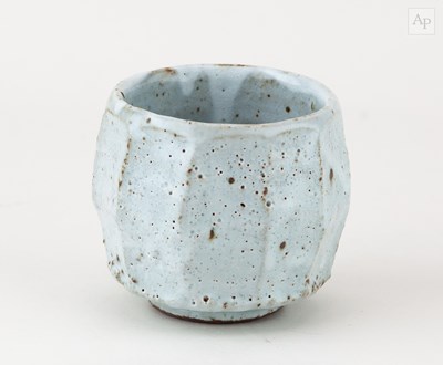 Lot 10 - AKIKO HIRAI (born 1970); a faceted stoneware...
