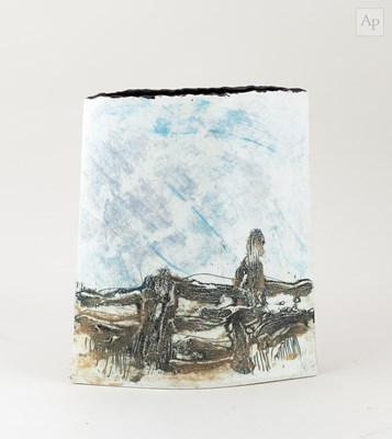 Lot 490 - PETER CLOUGH (born 1944); 'Moorland Outcrops',...