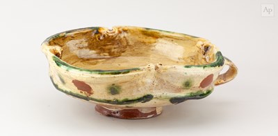 Lot 214 - GEOFFREY FULLER (1936-2022); a slip decorated...