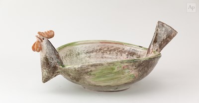 Lot 211 - GEOFFREY FULLER (1936-2022); a slip decorated...