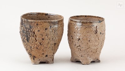 Lot 374 - LINDA DE NIL (born 1959); a near pair of wood...