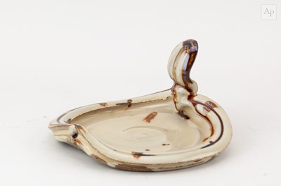 Lot 657 - TAKESHI YASUDA (born 1943); a small stoneware...