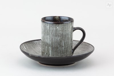 Lot 571 - RUPERT SPIRA (born 1960); a stoneware cup and...