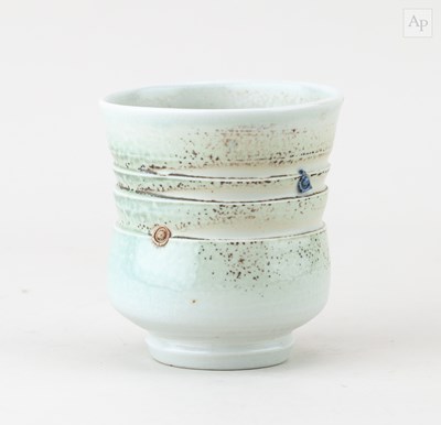 Lot 254 - JACK DOHERTY (born 1948); a porcelain yunomi...