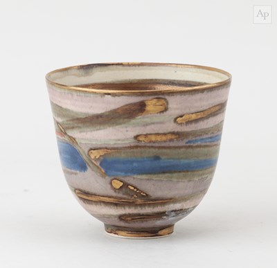 Lot 55 - BERNARD FORRESTER (1908-1990); a porcelain cup...