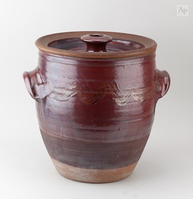 Lot 421 - MICHAEL CASSON (1925-2003); a large stoneware...
