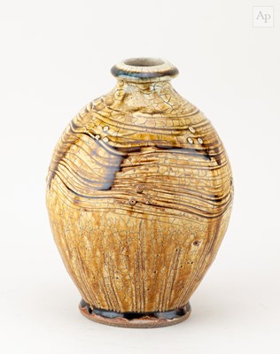 Lot 432 - MIKE DODD (born 1943); a stoneware bottle...