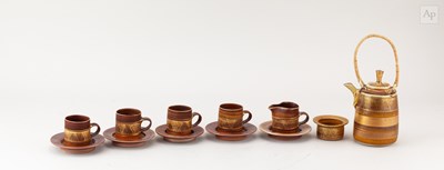 Lot 407 - MARY RICH (1940-2022); a miniature porcelain...