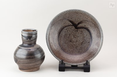 Lot 428 - MICKI SCHLOESSINGK (born 1949); a salt glazed...