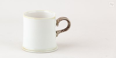 Lot 633 - STEVE HARRISON (born 1967); a salt glazed mug,...