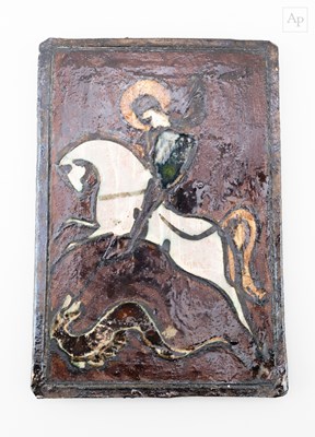Lot 5 - ADAM DWORSKI (1917-2011); an earthenware wall...