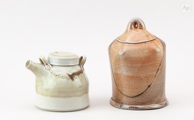 Lot 454 - PETRA REYNOLDS (born 1972); a stoneware pot...