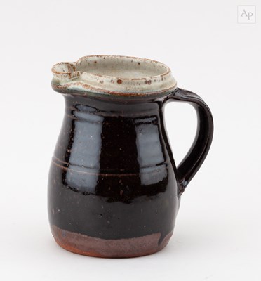 Lot 548 - RICHARD BATTERHAM (1936-2021); a stoneware jug...