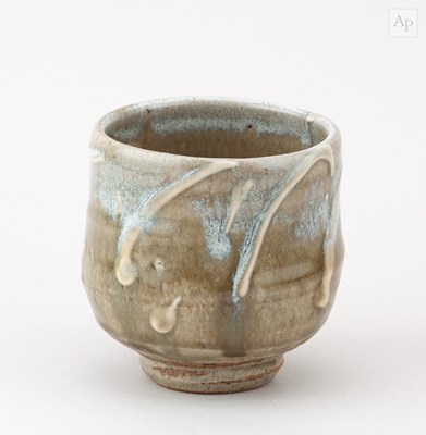 Lot 660 - TAKESHI YASUDA (born 1943); a stoneware yunomi...