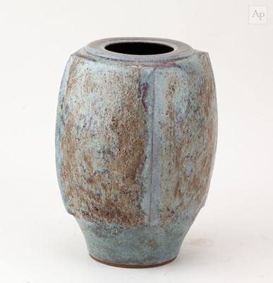 Lot 88 - CHRIS CARTER (born 1945); a beaten stoneware...