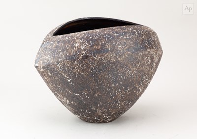 Lot 89 - CHRIS CARTER (born 1945); a cloven stoneware...