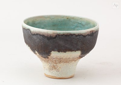 Lot 102 - CHRIS CARTER (born 1945); a stoneware footed...